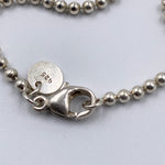 Sold-Tiffany 
Co 925 Silver Return to Tiffany Necklace