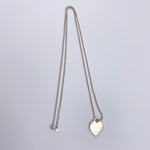 Sold-Tiffany 
Co 925 Silver Return to Tiffany Necklace