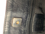 Sold-GUCCI GG Black Monogram Logo Shoulder Bag