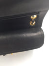 Sold-CHANEL Classic Lambskin Double Chain Double Small Flap Bag black/gold