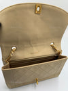 CHANEL Lambskin Medium Diana Single Chain Single Flap Bag Beige/gold