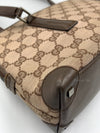 Sold-GUCCI Brown Monogram Shoulder Bag