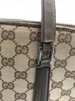 Sold-GUCCI Brown Monogram Shoulder Bag