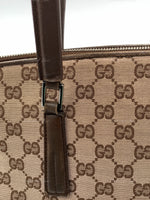 Sold-GUCCI Brown Monogram Shoulder Bag