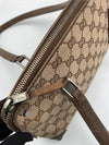 Sold-GUCCI Brown Monogram Shoulder Bag