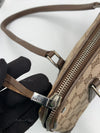 Sold-GUCCI Brown Monogram Shoulder Bag