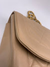 Sold-CHANEL Lambskin Medium Diana Single Chain Single Flap Bag Beige/gold