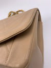 Sold-CHANEL Lambskin Medium Diana Single Chain Single Flap Bag Beige/gold