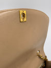 Sold-CHANEL Lambskin Medium Diana Single Chain Single Flap Bag Beige/gold