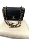 CHANEL Lambskin Small Classic Double Flap Bag Black/ Gold Hardware