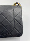 CHANEL Lambskin Small Classic Double Flap Bag Black/ Gold Hardware