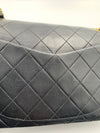 CHANEL Lambskin Small Classic Double Flap Bag Black/ Gold Hardware