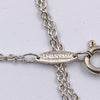 Tiffany 
Co 925 Silver Apple Pendant with Necklace