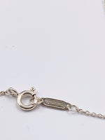 Sold-Tiffany 
Co 925 Silver Return to Tiffany Heart Tag with Necklace