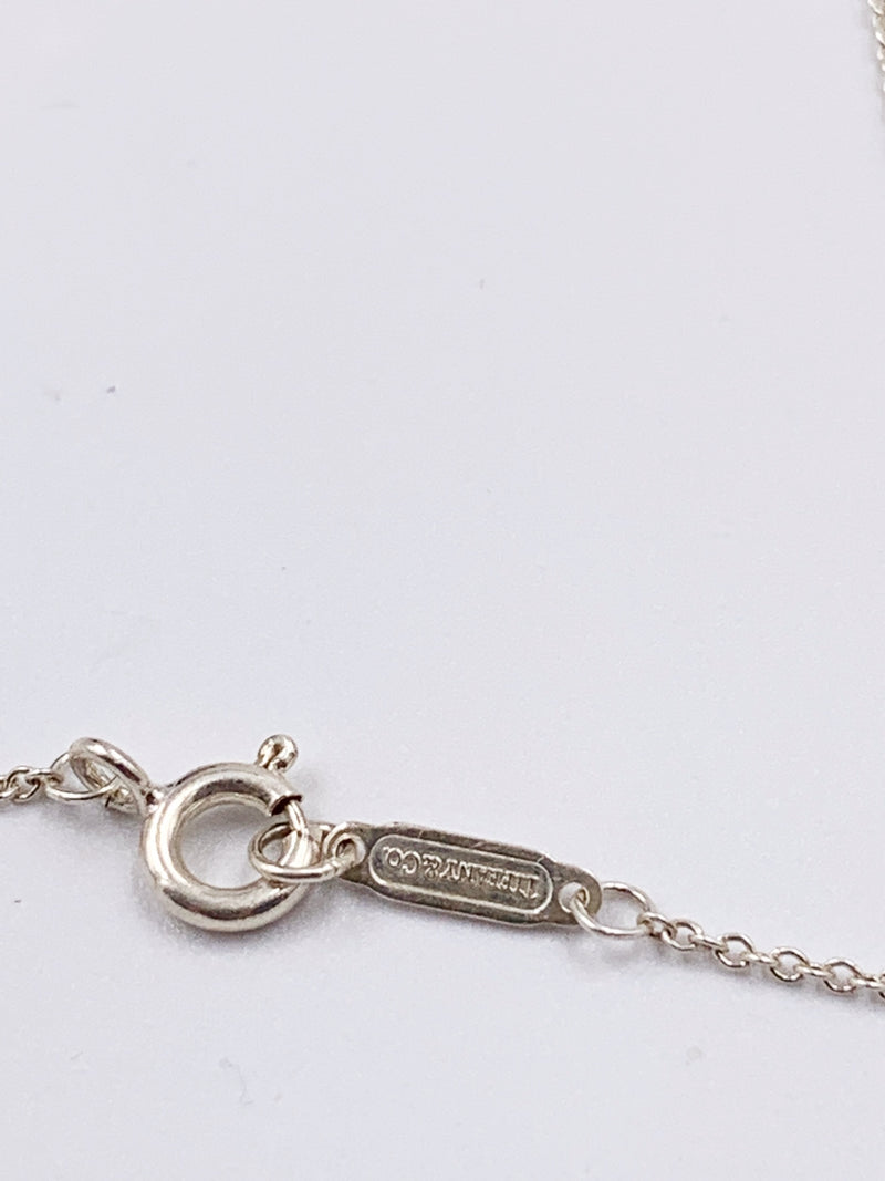 Sold-Tiffany 
Co 925 Silver Return to Tiffany Heart Tag with Necklace