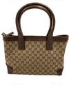 Sold-GUCCI Brown Monogram Tote Bag