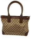 Sold-GUCCI Brown Monogram Tote Bag