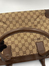 Sold-GUCCI Brown Monogram Tote Bag