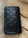 CHANEL Black Lambskin Small Diana Flap Bag Gold Hardware