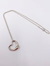 Sold-Tiffany 
Co 925 Silver Large (22mm) Open Heart Necklace