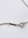 Sold-Tiffany 
Co 925 Silver Large (22mm) Open Heart Necklace