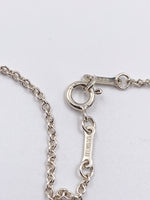 Sold-Tiffany 
Co 925 Silver Large (22mm) Open Heart Necklace