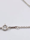 Sold-Tiffany 
Co 925 Silver Large (22mm) Open Heart Necklace