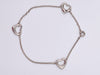 Sold-Tiffany 
Co 925 Silver Elsa Peretti Open Heart Bracelet