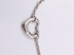 Sold-Tiffany 
Co 925 Silver Elsa Peretti Open Heart Bracelet