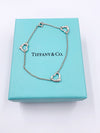 Sold-Tiffany 
Co 925 Silver Elsa Peretti Open Heart Bracelet