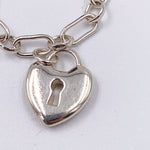 Sold-Tiffany 
Co 925 Silver Lock Bracelet