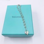 Sold-Tiffany 
Co 925 Silver Lock Bracelet