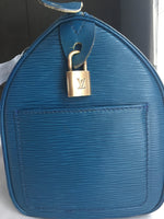 Sold-LOUIS VUITTON Epi Blue Speedy 25 M43015