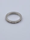 Sold-Tiffany 
Co "727 Fifth Avenue New York, NY 10022" Silver Ring Size 6