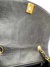 Sold-CHANEL Lambskin Small Diana Single Chain Single Flap Bag Black/gold