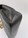 Sold-CHANEL Lambskin Small Diana Single Chain Single Flap Bag Black/gold