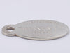 Sold-Tiffany 
Co 925 Silver Return to Tiffany Oval Pendant