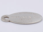 Sold-Tiffany 
Co 925 Silver Return to Tiffany Oval Pendant