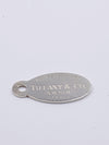 Sold-Tiffany 
Co 925 Silver Return to Tiffany Oval Pendant