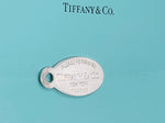 Sold-Tiffany 
Co 925 Silver Return to Tiffany Oval Pendant