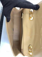 CHANEL Lambskin Vintage Small Flap Bag Beige / Gold Hardware