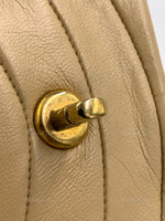 CHANEL Lambskin Vintage Small Flap Bag Beige / Gold Hardware