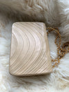 CHANEL Lambskin Vintage Small Flap Bag Beige / Gold Hardware