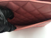 Sold-CHANEL Matelasse Medallion Tote Caviar Leather pink