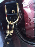 Sold-LOUIS VUITTON Monogram Vernis Rayures Alma BB 2way with Strap M91700