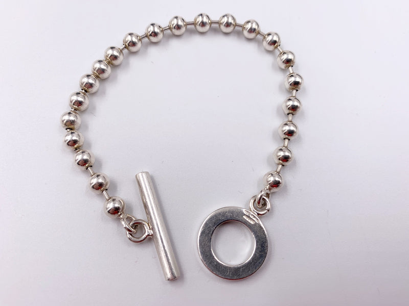 Sold-Gucci 925 Silver Bead Bracelet