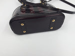 Sold-LOUIS VUITTON Monogram Vernis Rayures Alma BB 2way with Strap M91700