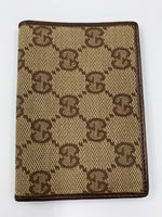 Sold-GUCCI GG Brown Card Case