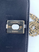 Sold-CHANEL Black Lambskin Mini Trendy CC Bag Gold Hardware