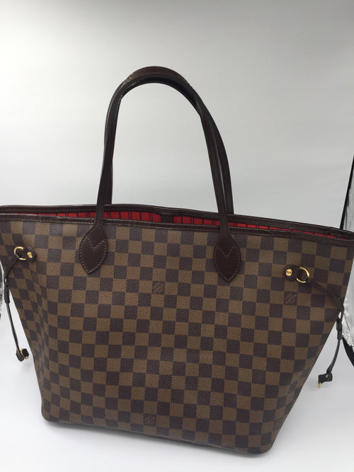 Sold-LOUIS VUITTON Damier Ebene Neverfull MM M51105